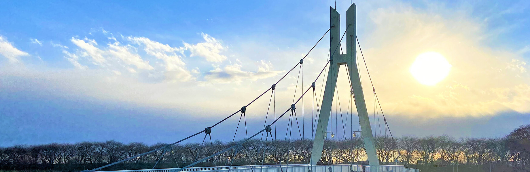 幸手の朝の風景